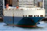 ID 6352 PEARL ACE (1994/45796gt/IMO 9051818) berthing in Auckland, New Zealand for her maiden call.
